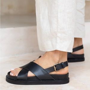 Liberté leather sandals NWT